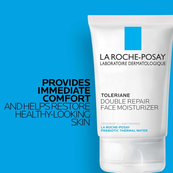 La Roche-Posay Toleriane Double Repair Face Moisturizer, Daily Moisturizer Face Cream with Ceramide and Niacinamide for All Skin Types, Oil Free, Fragrance Free - Image 5